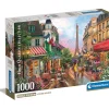 Clementoni - Puzzle 1000 piezas flores en Paris ㅤ