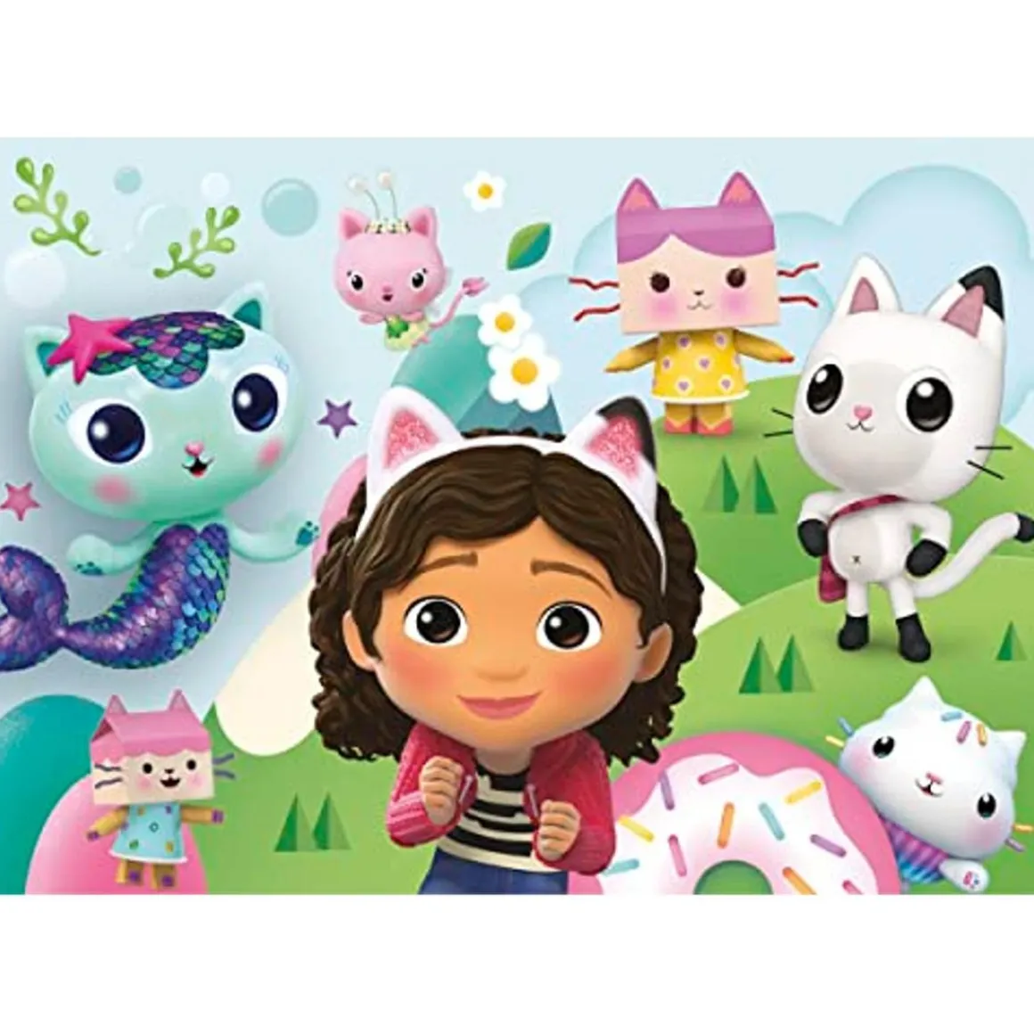 Clementoni - Puzzle Dúo Gabby's Dollhouse 2x60 piezas ㅤ
