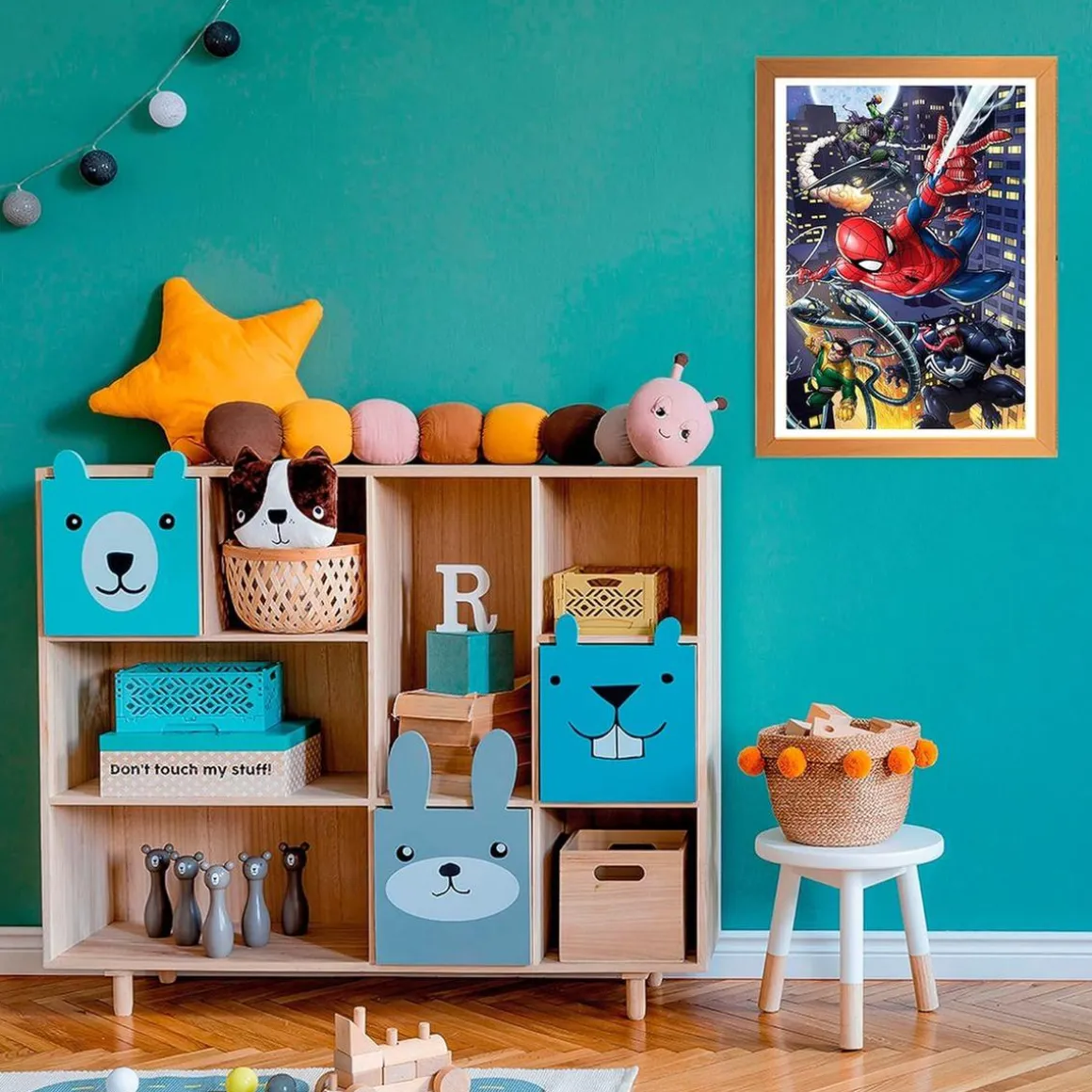 Clementoni - Puzzle infantil Marvel Spiderman 180 piezas ㅤ