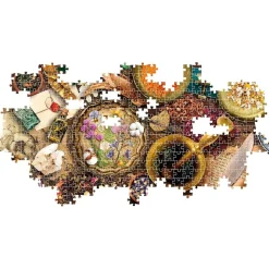 Clementoni - Puzzle Panorama de 1000 piezas: Mesa del Herbolista ㅤ