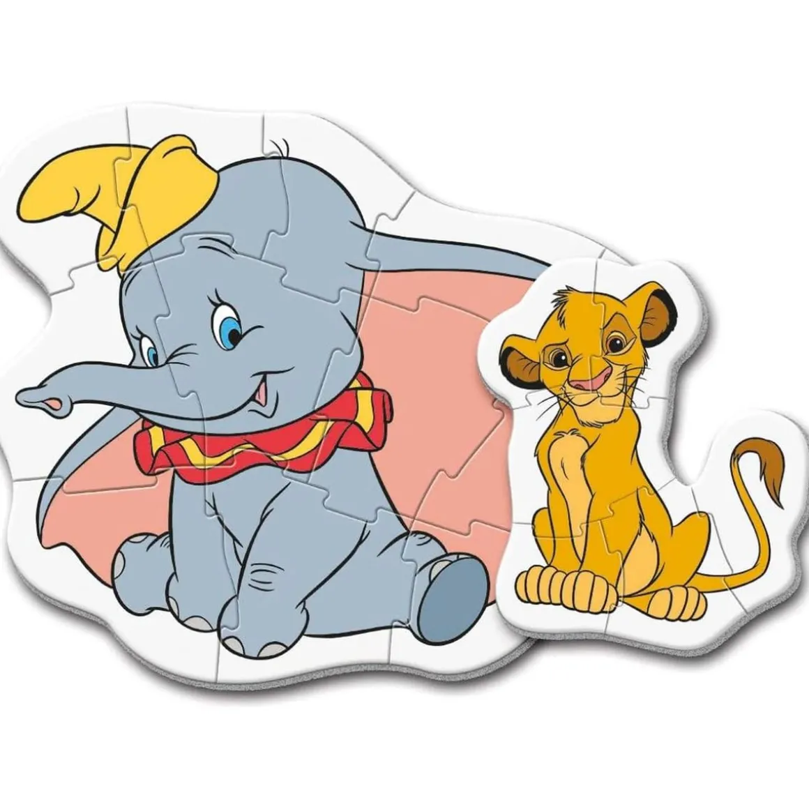 Clementoni - Puzzle progresivo Animales, 3-6-9-12 piezas, Amigos del Reino Animal ㅤ