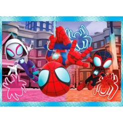 Clementoni - Puzzles progresivos 4 en 1 - Spidey y su Superequipo