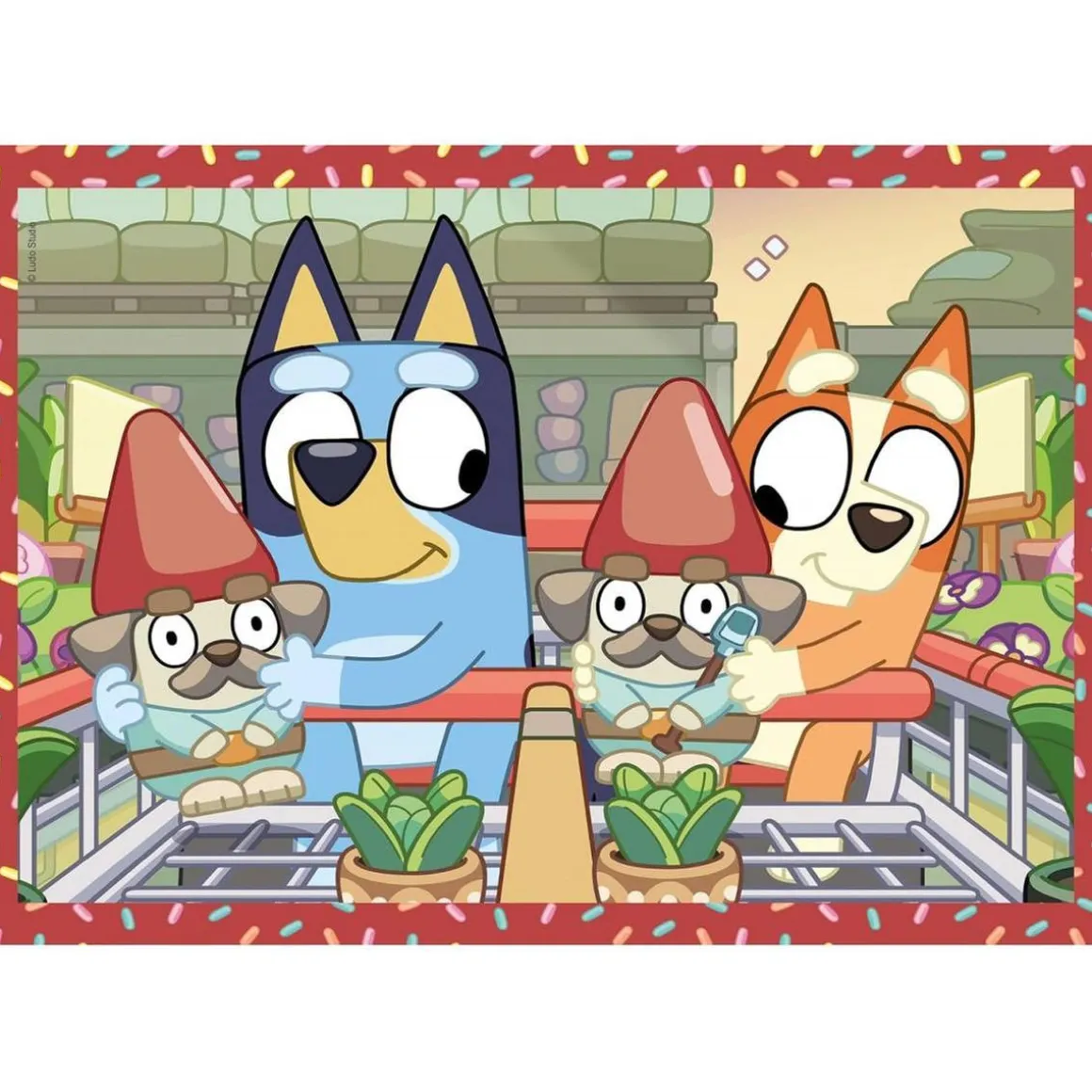 Clementoni - Puzzles progresivos 4 en 1 - Bluey