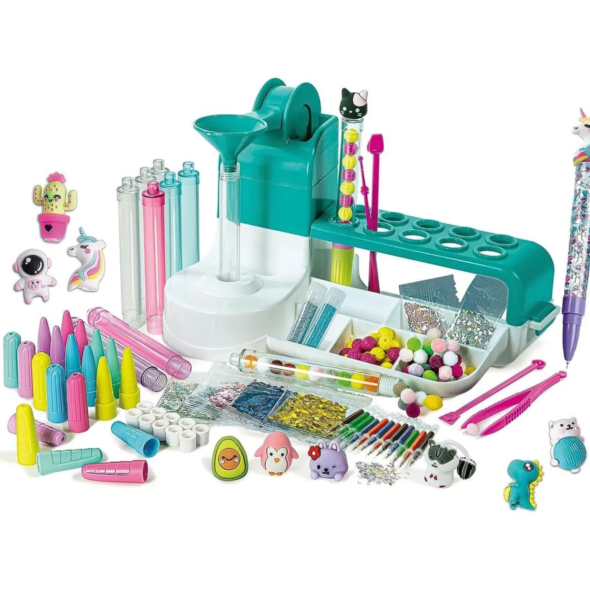 Clementoni - Set de manualidades: taller de bolígrafos creativos ㅤ