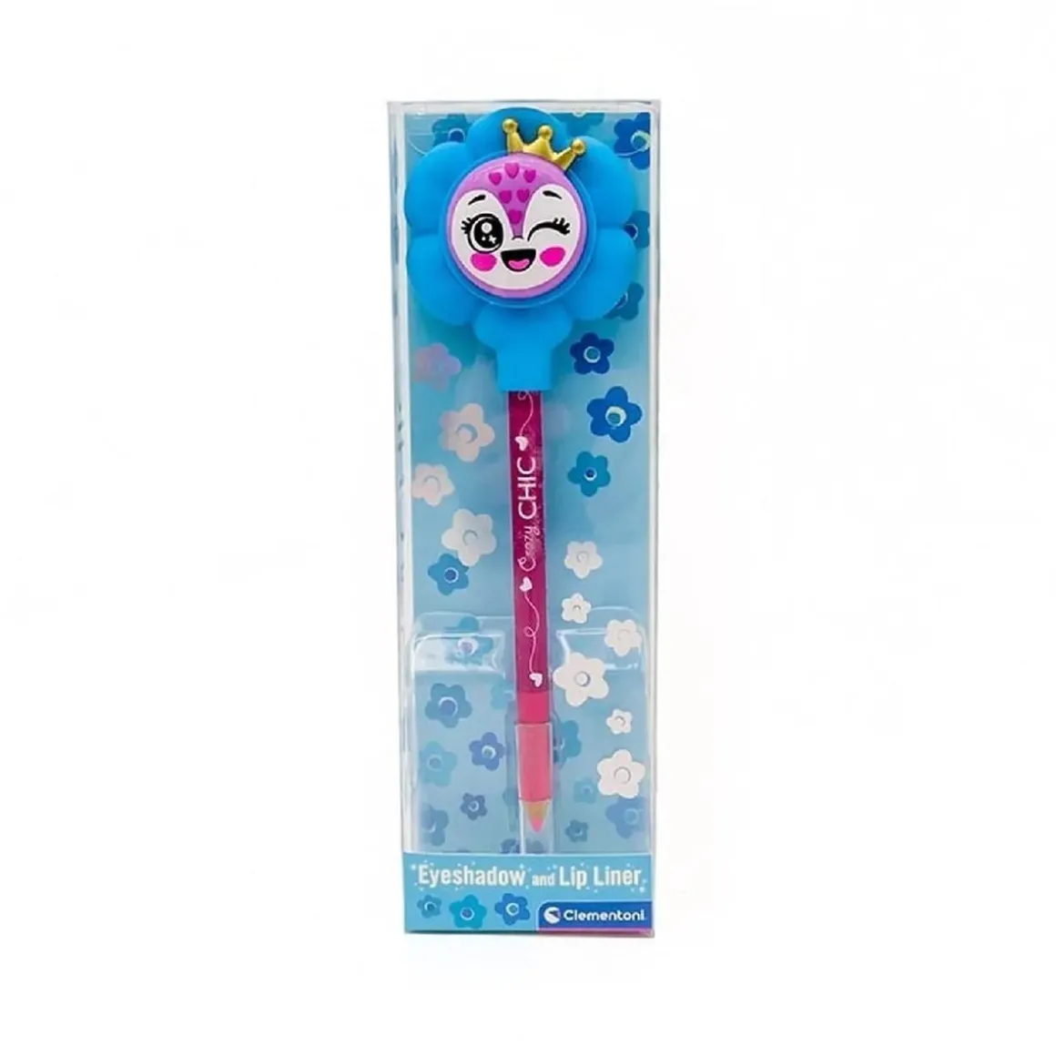 Clementoni - Sombra de ojos y lápiz de labios Crazy Chic (Varios modelos)