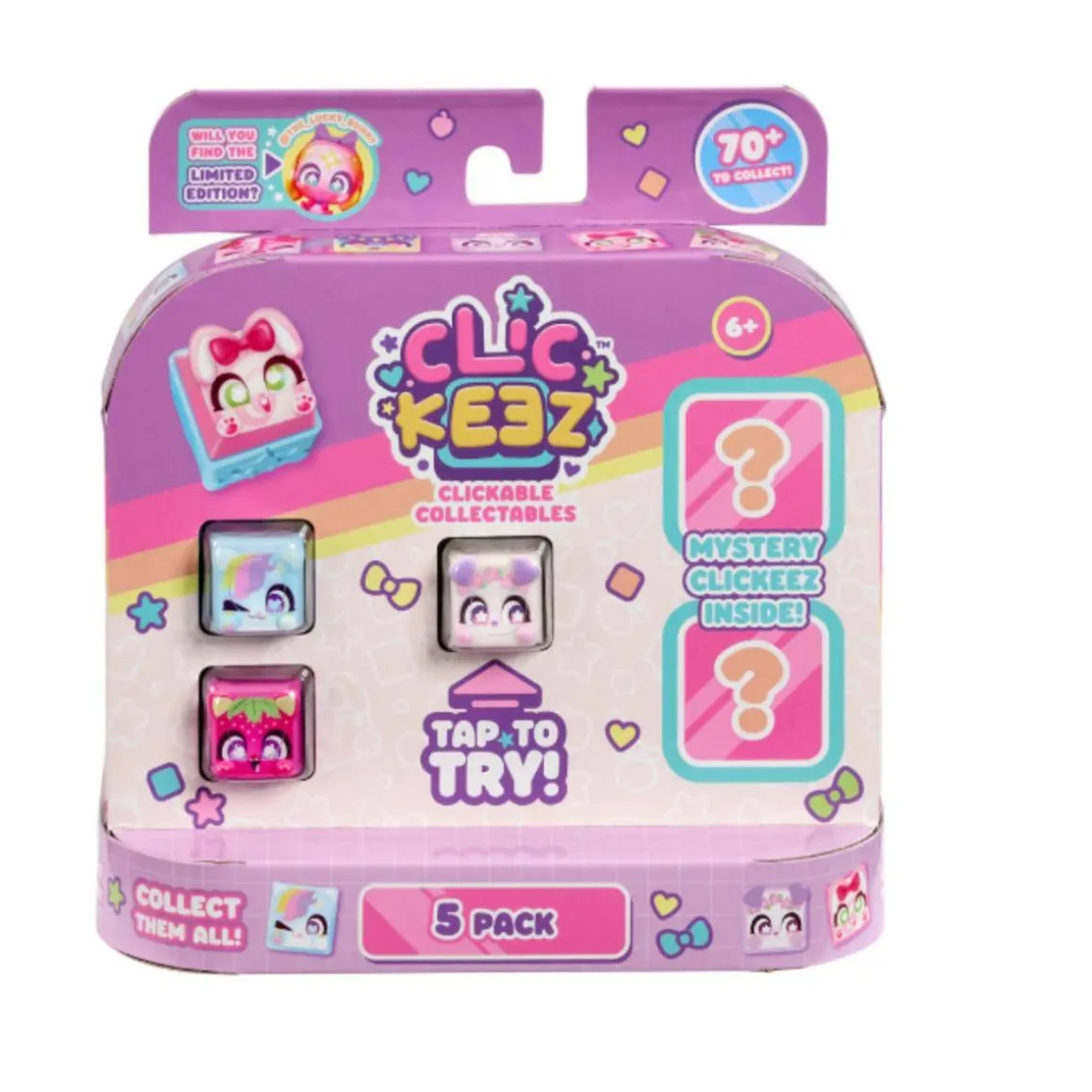 Clickeez - Multi Pack 5 teclas Clickeez (Varios modelos)