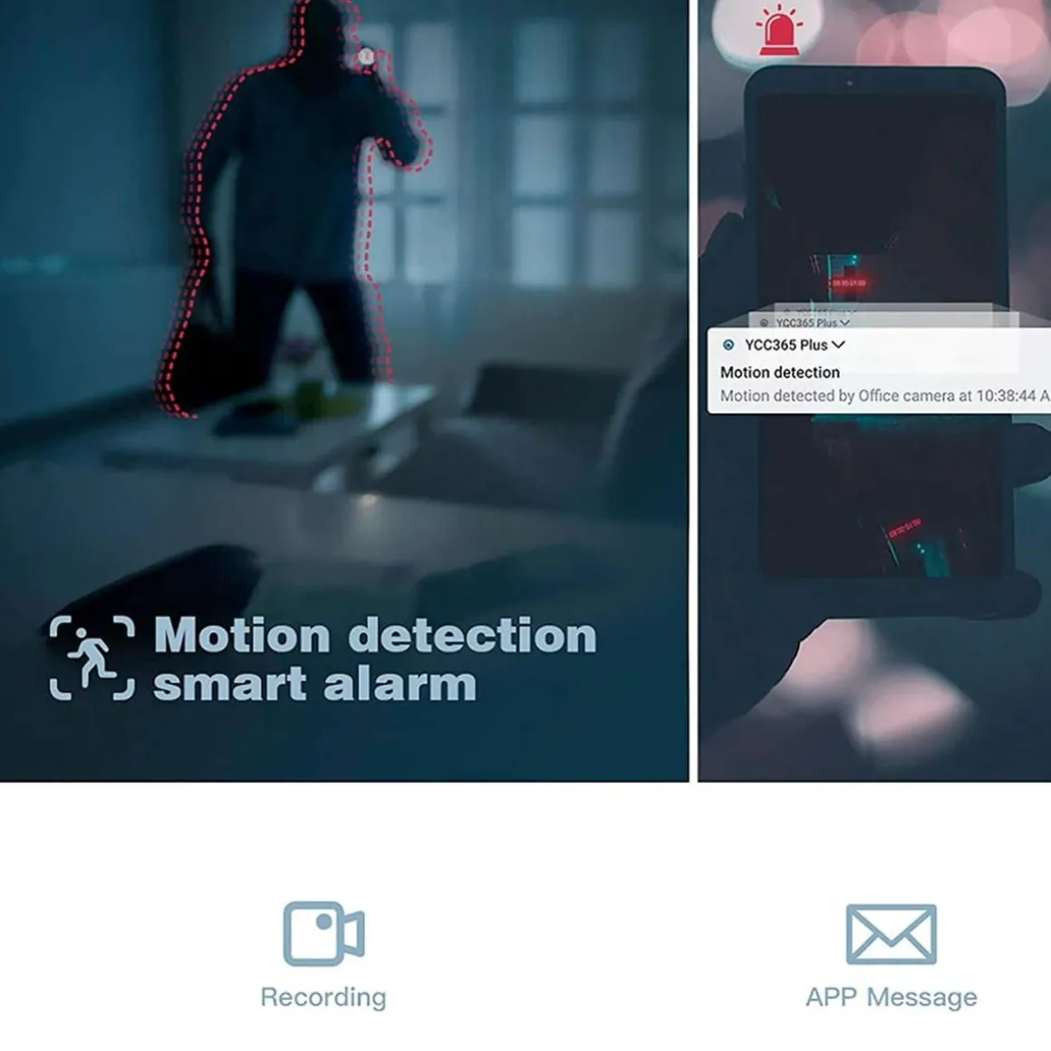 Cámara inteligente seguimiento y vigilancia 360 Wifi