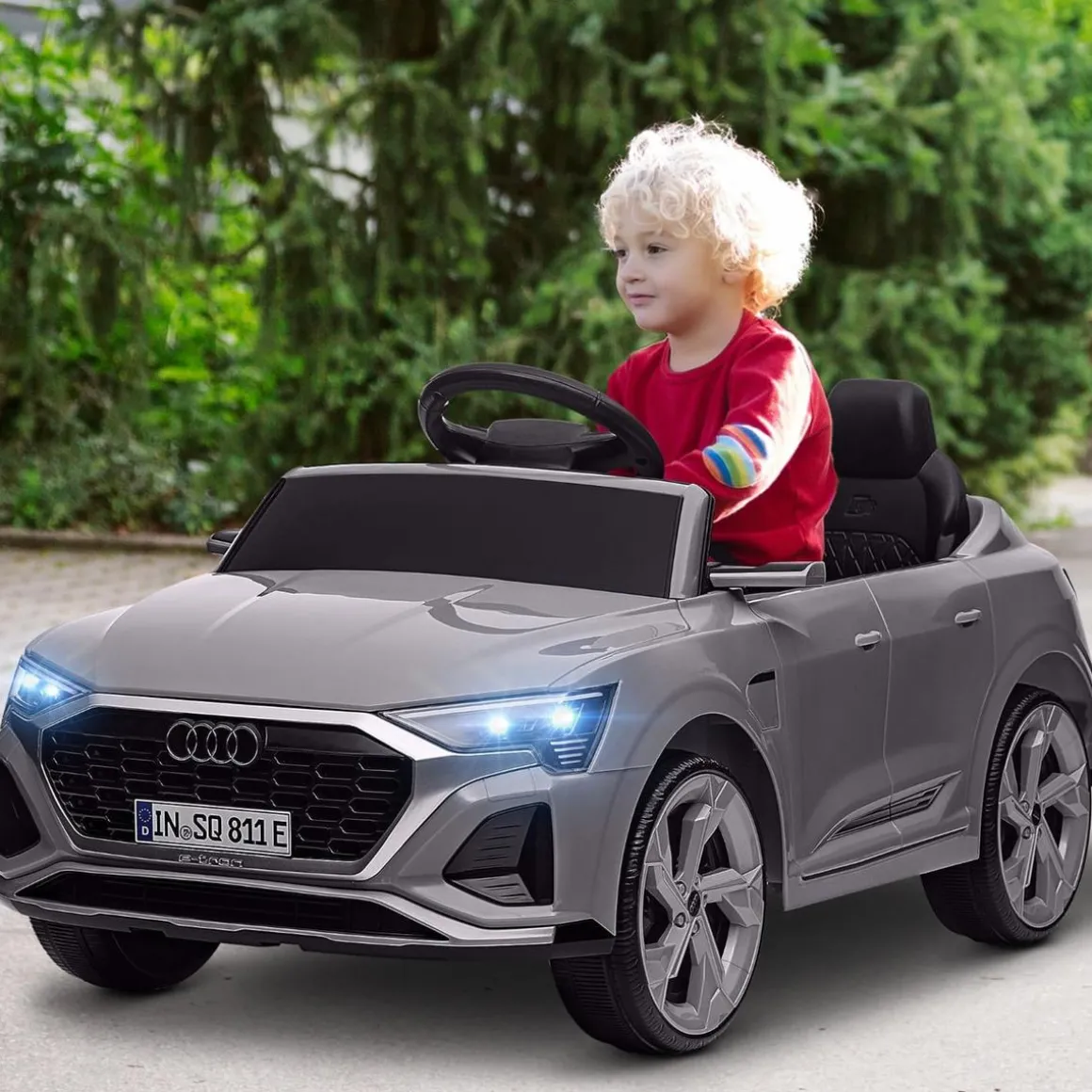 Coche Eléctrico Audi Q8 Etron Sportback 12V Gris