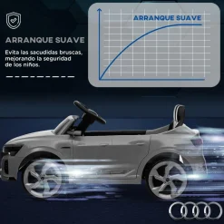 Coche Eléctrico Audi Q8 Etron Sportback 12V Gris