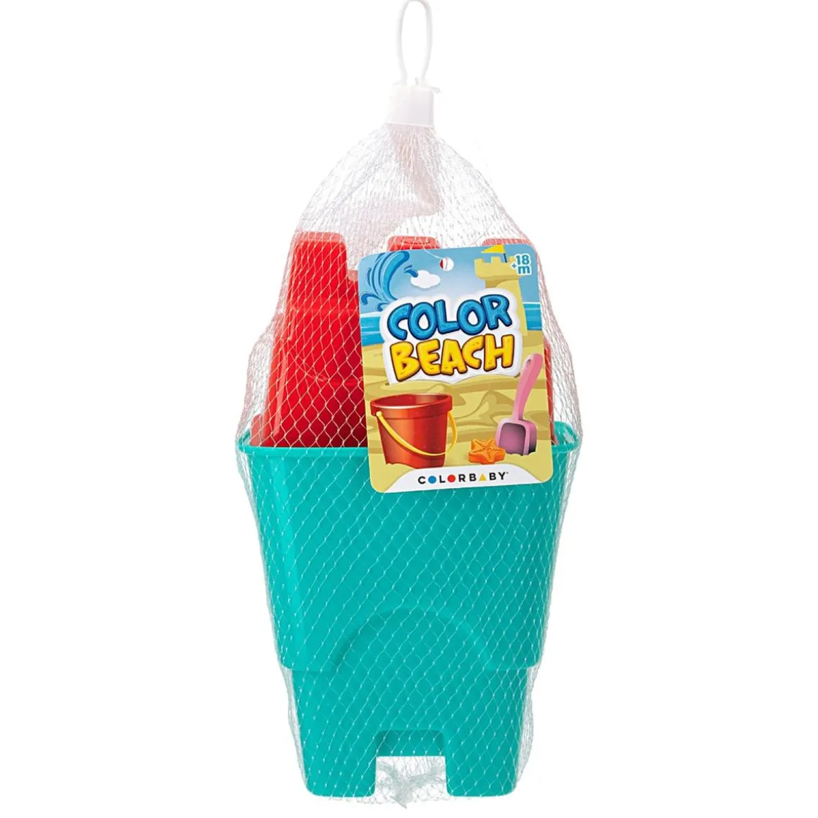 ColorBaby - Set de Playa 3 Moldes de Castillos