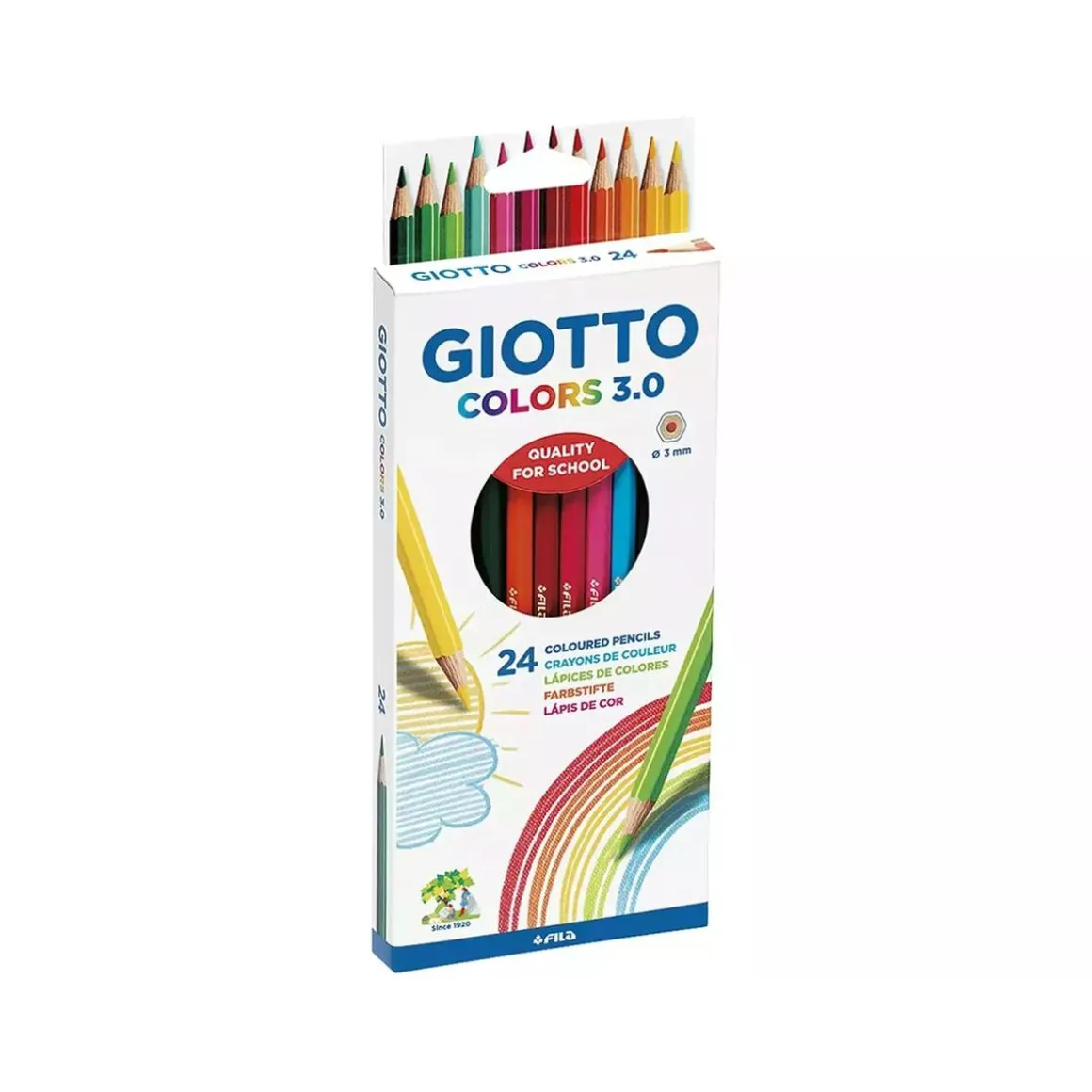 Colors 3.0 Lápices de Colores, Estuche 24 Unidades ㅤ