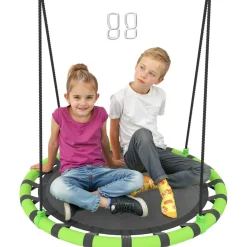 Columpio exterior para niños Negro