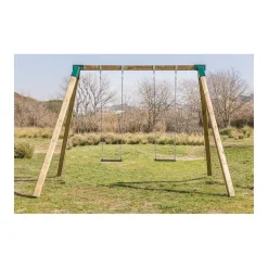 Columpio Madera Karai Deluxe adultos con cadenas