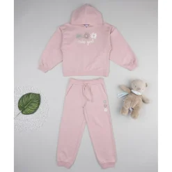 Conjunto jogging niña rosa "cute girl"