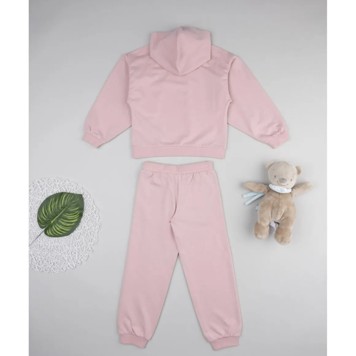 Conjunto jogging niña rosa "cute girl"