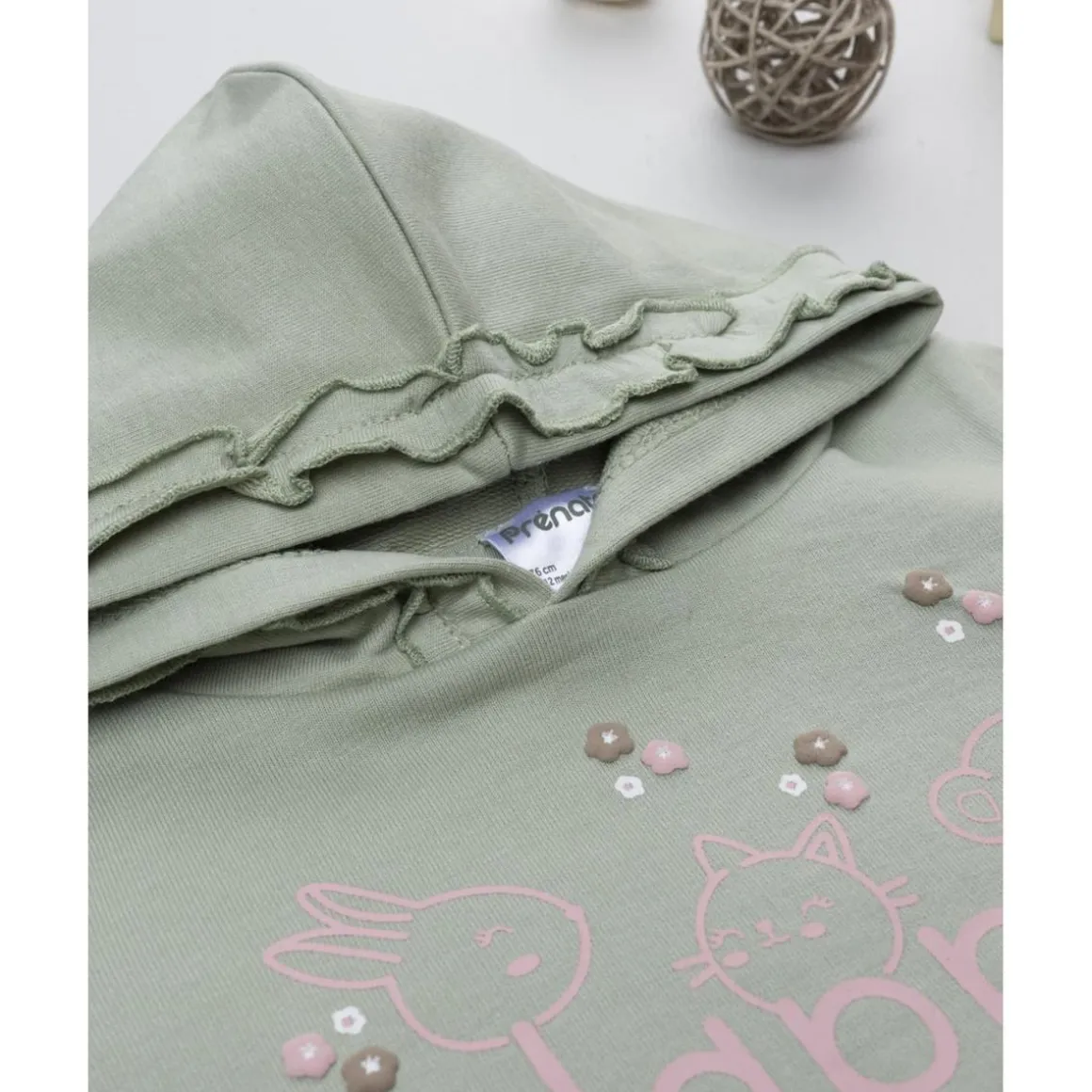 Conjunto jogging niña verde "Happy"