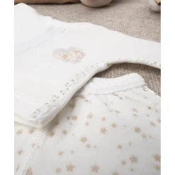Conjunto unisex extrasmall en terciopelo con estrellitas