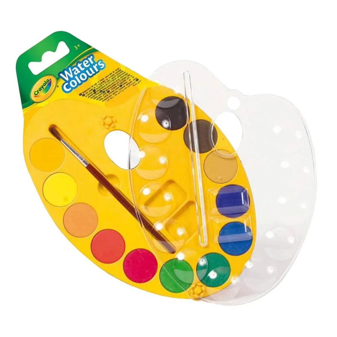 Crayola - 12 Acuarelas con paleta