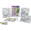 Crayola - Set de páginas para colorear y construir obras de arte tridimensionales, tema aventuras espaciales