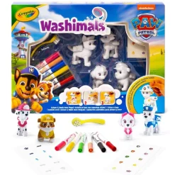 Crayola - Washimals: Patrulla Canina - 4 cachorros para pintar y lavar