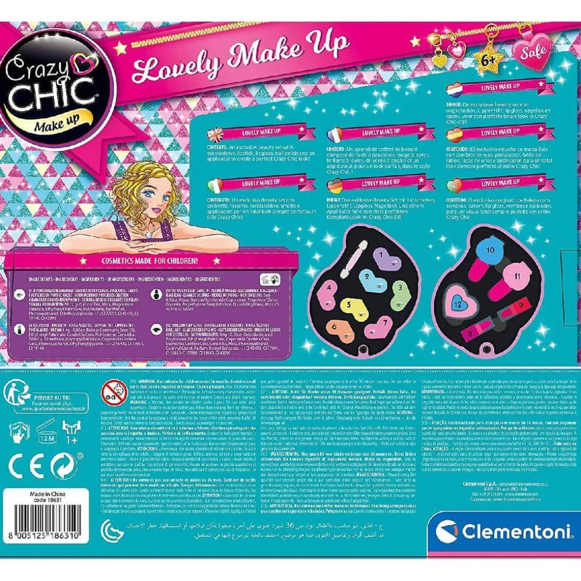 Crazy Chic - Neceser maquillaje sirena