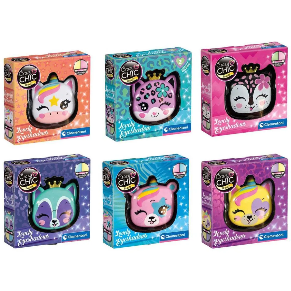 Crazy Chic - Sombras de Ojos Animales (varios modelos)
