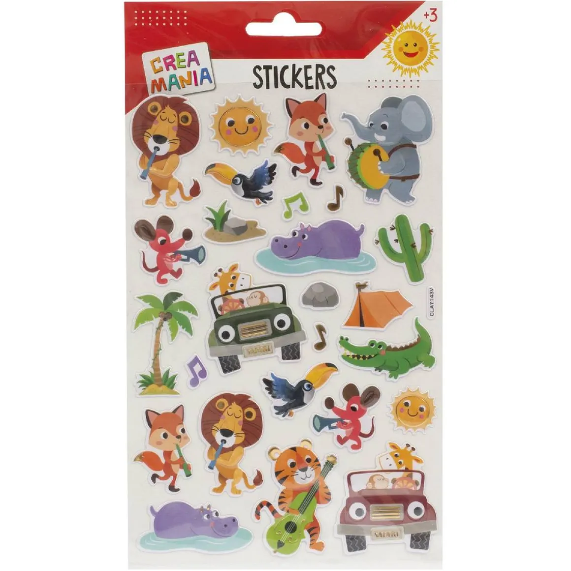 Creamania - Pegatinas Animales Selva/Mar (varios modelos)