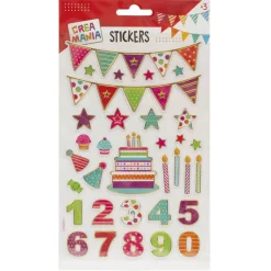 Creamania - Pegatinas Fiesta Letras/Números (varios modelos)