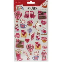 Creamania - Pegatinas Love con relieve (varios modelos)