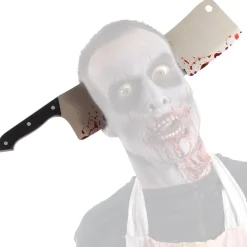 Diadema con Cuchillo Carnicero Zombie