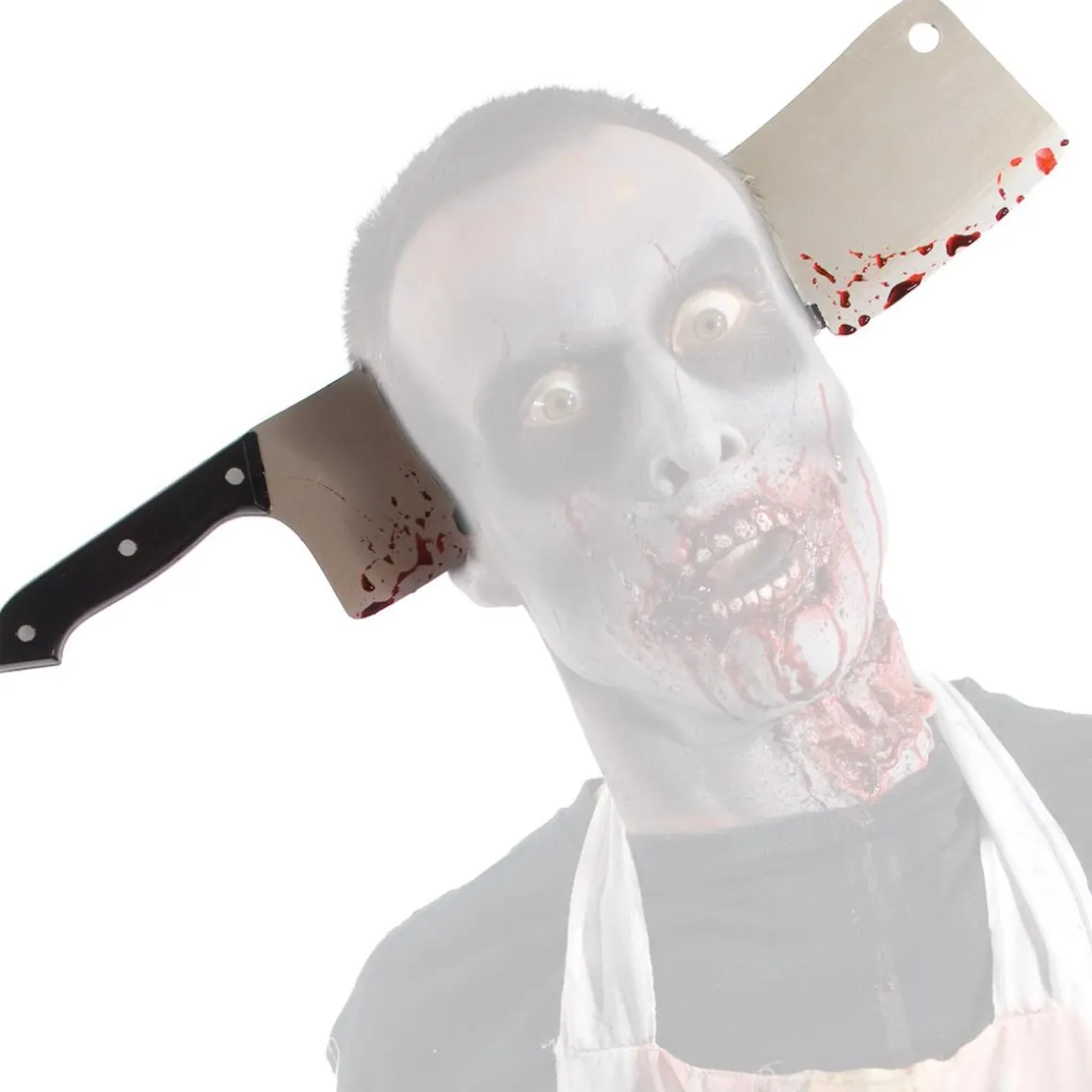 Diadema con Cuchillo Carnicero Zombie