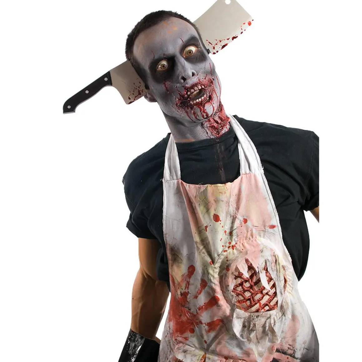Diadema con Cuchillo Carnicero Zombie