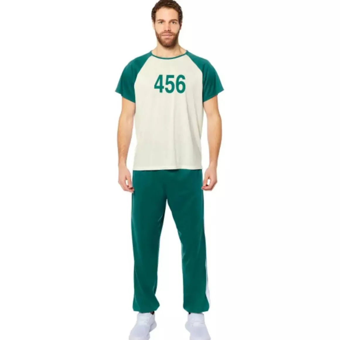 Disfraz adulto de jugador 456 de "El Juego del Calamar" - Talla L
