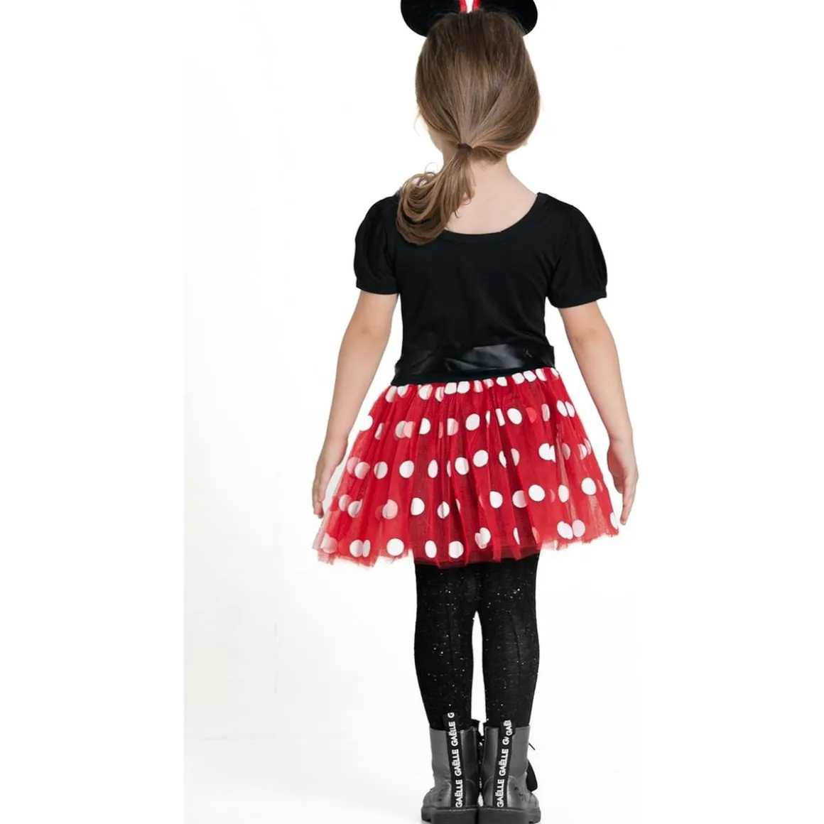 Disfraz Adulto en Rojo, Blanco y Negro XS ㅤ