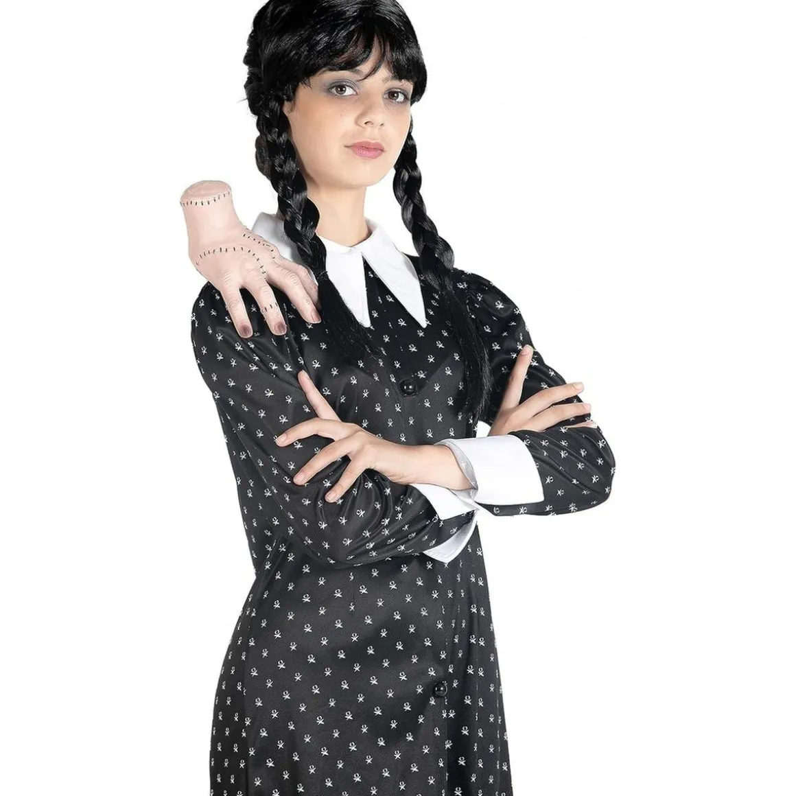 Disfraz Ciao de color negro y blanco, 140cm ㅤ