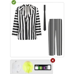 Disfraz de Beetlejuice XL