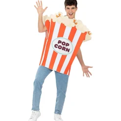 Disfraz de bolsa de palomitas para adulto Talla única