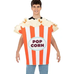 Disfraz de bolsa de palomitas para adulto Talla única