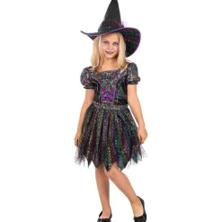 Disfraz de Bruja Glitter (3-4 años)