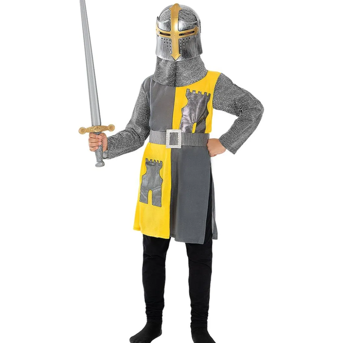 Disfraz de caballero medieval para niño 10-12 años