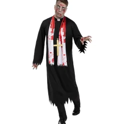 Disfraz de cura zombie hombre XXL