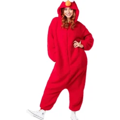 Disfraz de Elmo para adulto - Barrio Sésamo M-L