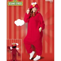 Disfraz de Elmo para adulto - Barrio Sésamo M-L