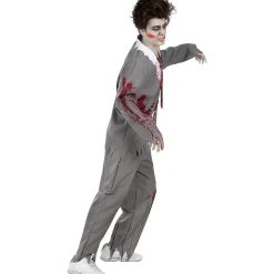 Disfraz de estudiante zombie hombre M