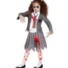 Disfraz de estudiante zombie niña 5-6 años