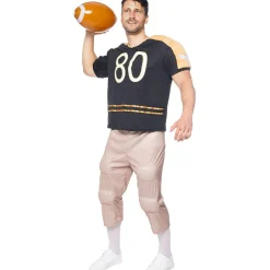 Disfraz de fútbol americano musculoso para hombre M
