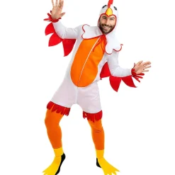 Disfraz de gallina para adulto XL