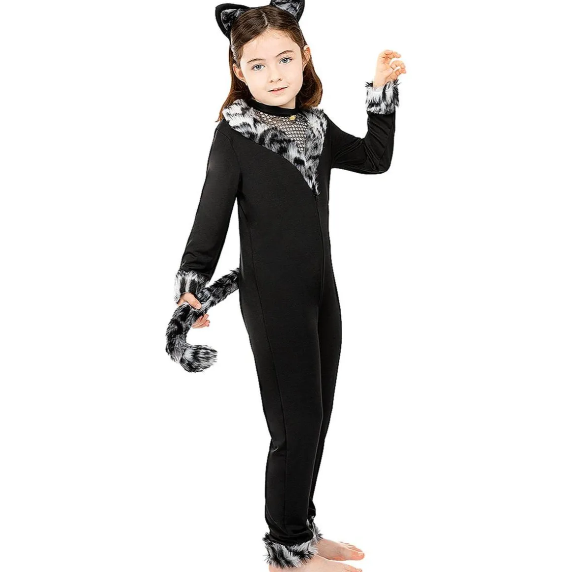 Disfraz de gata para niña 10-12 años