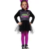 Disfraz de Gatita con Vestido, Capucha y Medias para Fiestas, Halloween y Carnaval