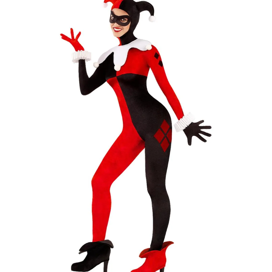 Disfraz de Harley Quinn DC Comics XS